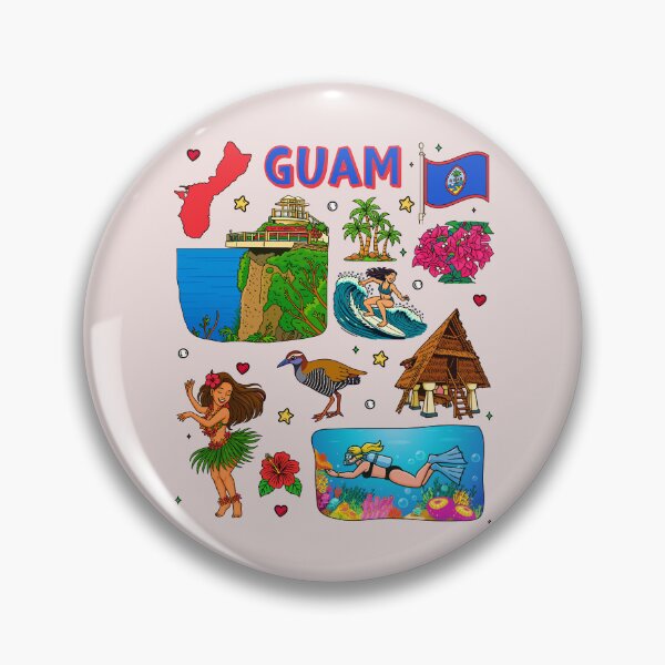 Item preview, Hafa Adai Guam Island Life and Culture Doodle designed and sold by mashmosh.
