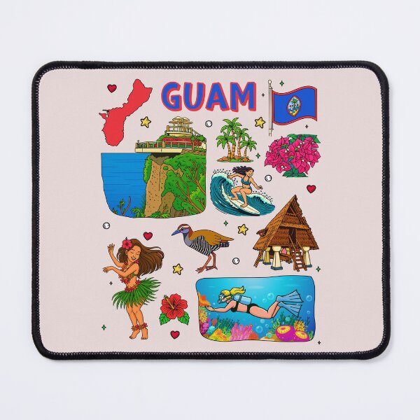 Item preview, Hafa Adai Guam Island Life and Culture Doodle designed and sold by mashmosh.
