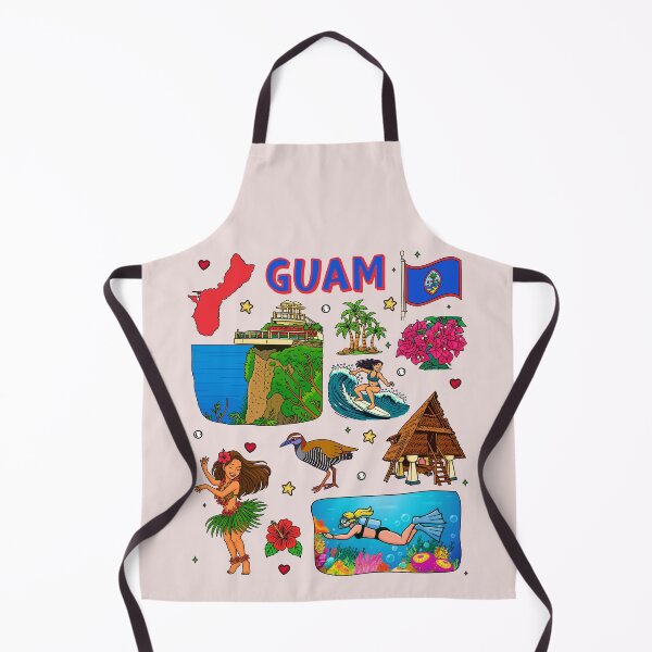 Item preview, Hafa Adai Guam Island Life and Culture Doodle designed and sold by mashmosh.