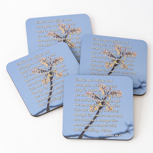 Item preview, Psalms 46 1-3 God Is Our Refuge - New Leaves Photograph designed and sold by InsprtnlArtbyDP.