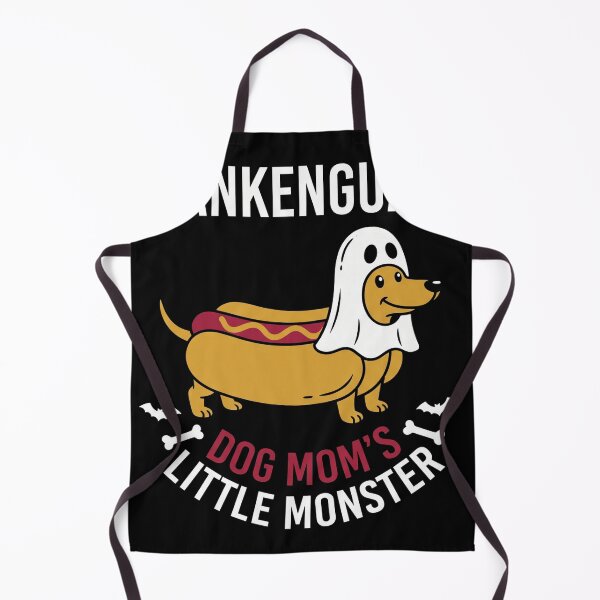 Item preview, Frankenguard Dog Mom's Little Monster Dachshund Hot Dog Halloween designed and sold by TeNovaStudio.