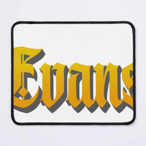 Item preview, Evans text designed and sold by Sticktle.