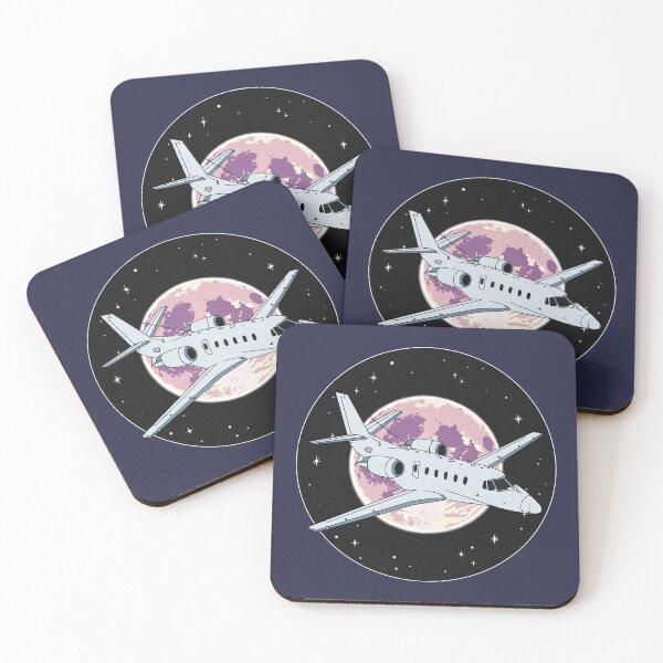 Item preview, Cessna Citation Jet Flying at Night Aviation Design designed and sold by skye-studio.