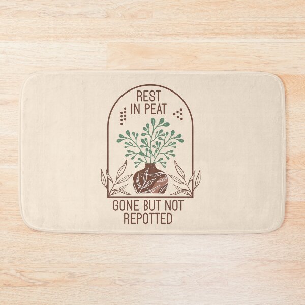 Item preview, Rest In Peat Gone But Not Repotted - Funny Boho Houseplant Art designed and sold by the-Z3nith.
