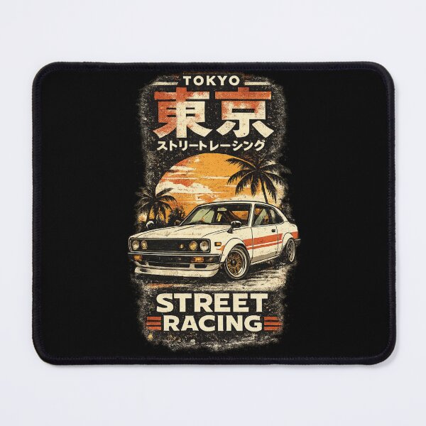 Item preview, Tokyo Street Racing – Vintage Japanese Car Retro Art designed and sold by Happy Chaos Studio.