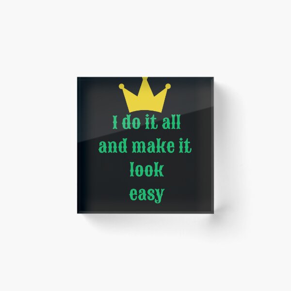 Item preview, I Do It All And Make It Look Easy - Funny Mom Life designed and sold by Funnygiftsstudio .