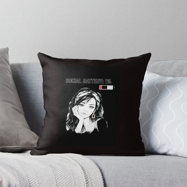 Item preview, Social Battery 1% – Introvert Mood designed and sold by Sztyep88.