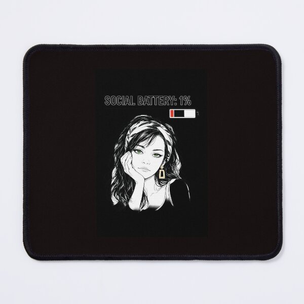 Item preview, Social Battery 1% – Introvert Mood designed and sold by Sztyep88.
