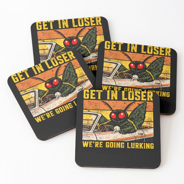 Item preview, Get In Loser We'Re Going Lurking Funny Mothman Cryptid designed and sold by JamesCrArt.