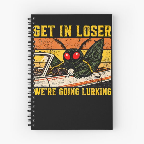 Item preview, Get In Loser We'Re Going Lurking Funny Mothman Cryptid designed and sold by JamesCrArt.