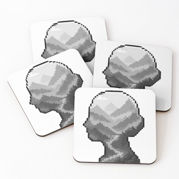 Item preview, Pixel art mountain silhouette designed and sold by AKRAMlogo.