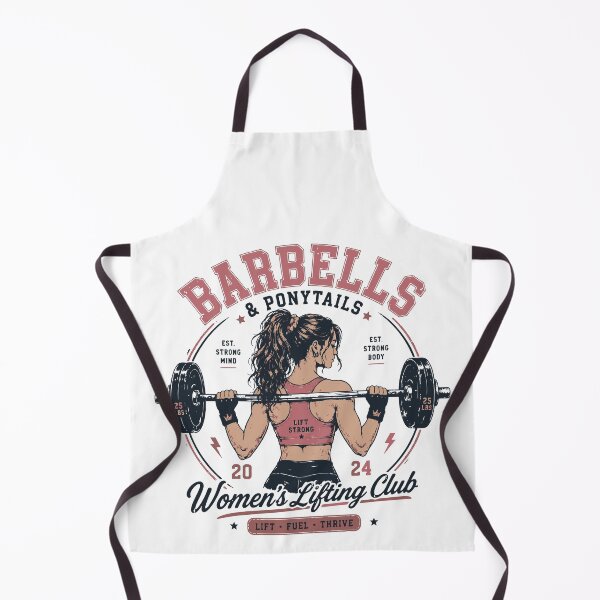 Item preview, Women’s Lifting Club T-Shirt | Vintage Barbells & Ponytails Gym Girl Design designed and sold by Sunday.Supply.