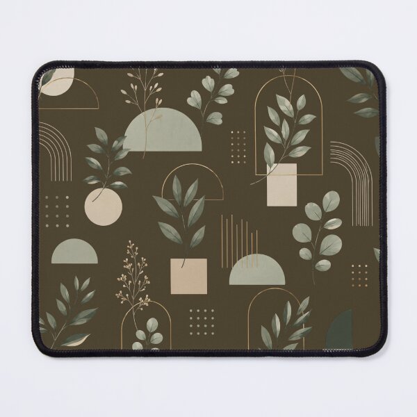 Item preview, Minimal Botanical Geometric Pattern | Sage Green Japandi Aesthetic Leaves | Scandinavian Modern Abstract Nature designed and sold by MUSA'S.