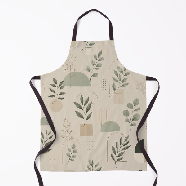 Item preview, Minimal Botanical Geometric Pattern | Sage Green Japandi Aesthetic Leaves | Scandinavian Modern Abstract Nature designed and sold by MUSA'S.