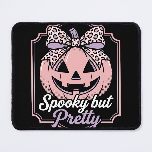 Item preview, Spooky But Pretty Pink Pumpkin Leopard Bow Halloween designed and sold by TeNovaStudio.
