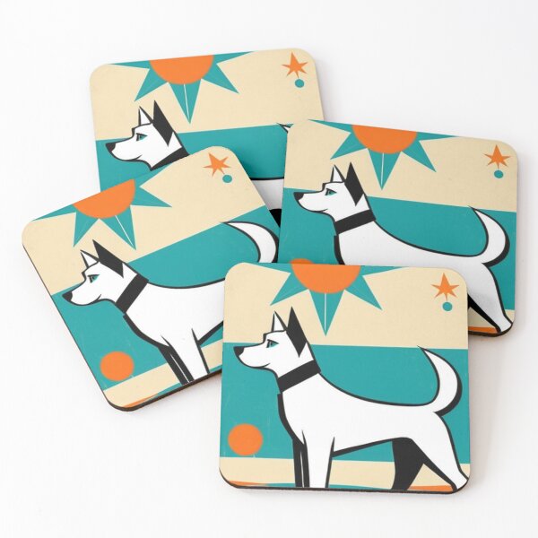 Item preview, Art - Nordic Breed Dog, Retro Aesthetic of the 1950s designed and sold by World-Pets.