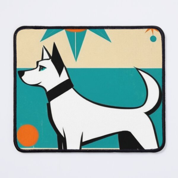 Item preview, Art - Nordic Breed Dog, Retro Aesthetic of the 1950s designed and sold by World-Pets.