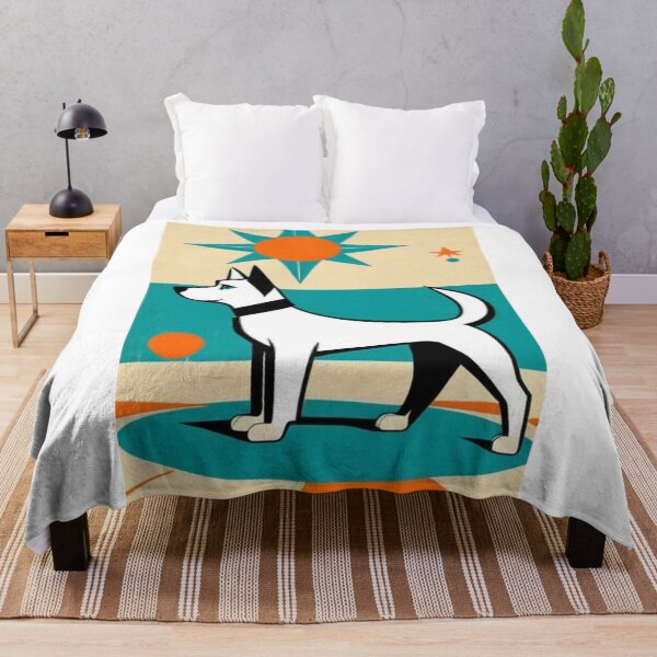 Item preview, Art - Nordic Breed Dog, Retro Aesthetic of the 1950s designed and sold by World-Pets.