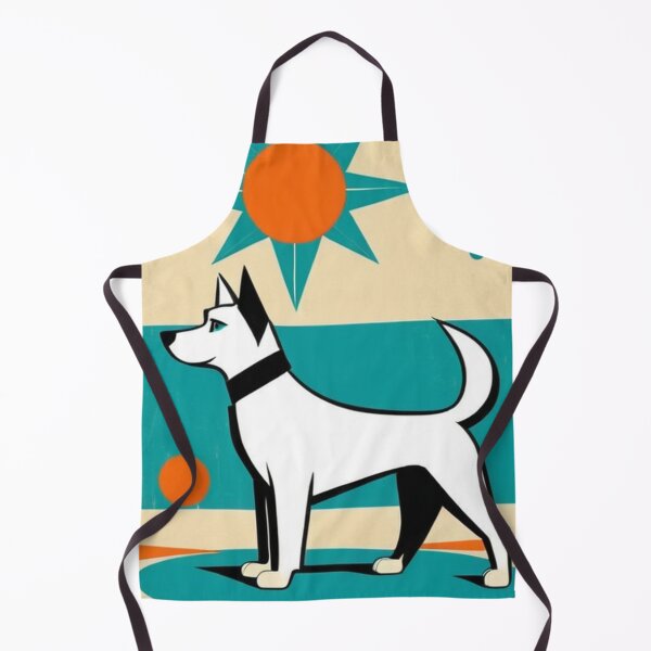 Item preview, Art - Nordic Breed Dog, Retro Aesthetic of the 1950s designed and sold by World-Pets.