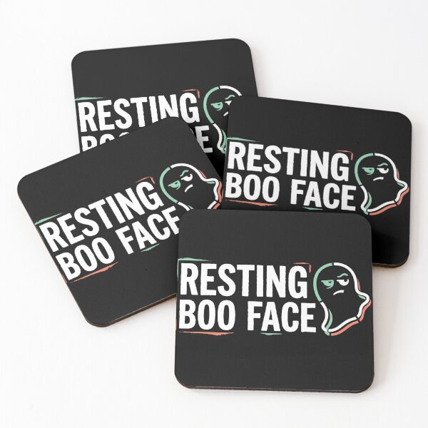 Item preview, Resting Boo Face Funny Ghost Sarcastic Halloween designed and sold by TeNovaStudio.