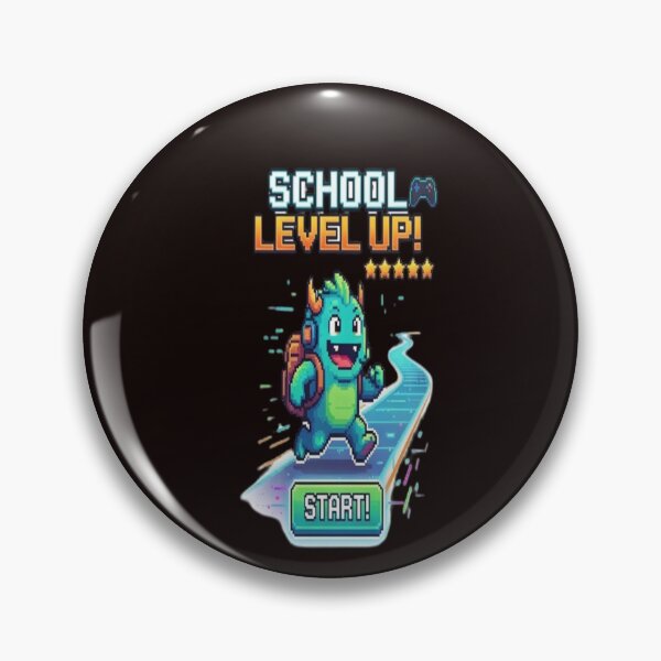 Item preview, Cute Pixel Gamer Monster - School Level Up designed and sold by Nakrisa.