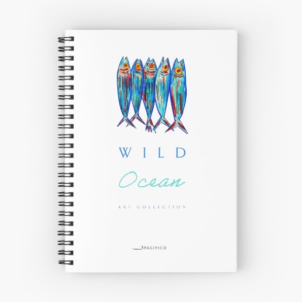 Item preview, Wild Ocean Marine Life Illustration - Coastal Watercolor Art designed and sold by estudiopacifico.