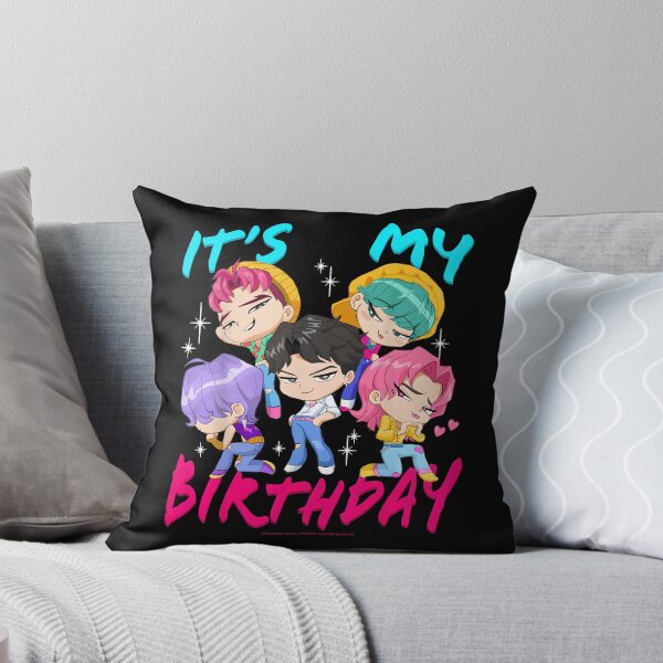 Item preview, Monster Slaying Idols It'S My Birthday Boy Band Group Shot designed and sold by sonlehuyak.