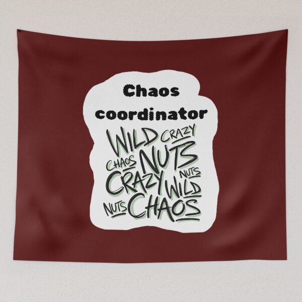 Item preview, Chaos Coordinator Crazy Wild Nuts Graffiti Style Shirt designed and sold by MariaPCMaria.