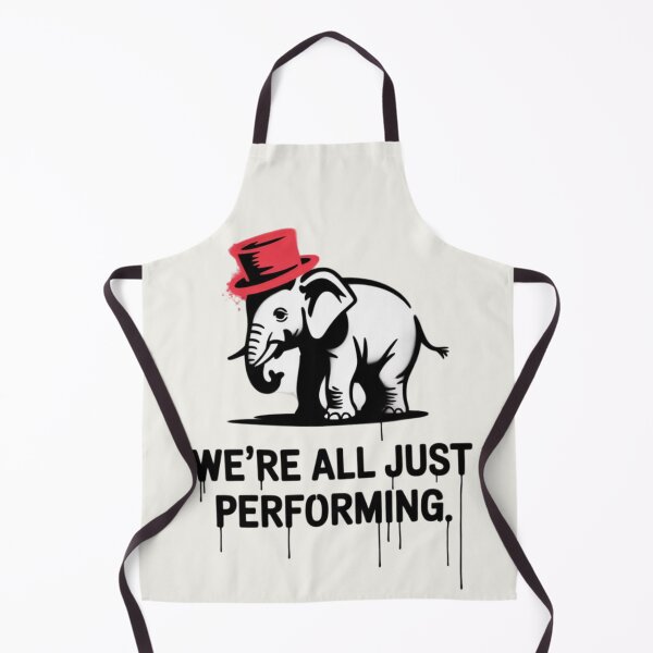 Item preview, Banksy Elephant - We're all just performing designed and sold by 123ks.