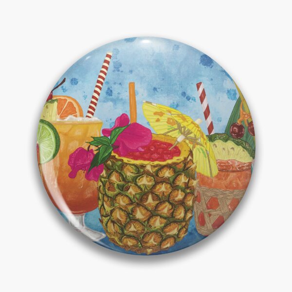 Item preview, Tiki tropical summer birthday cocktails  designed and sold by SorceressApprentice.