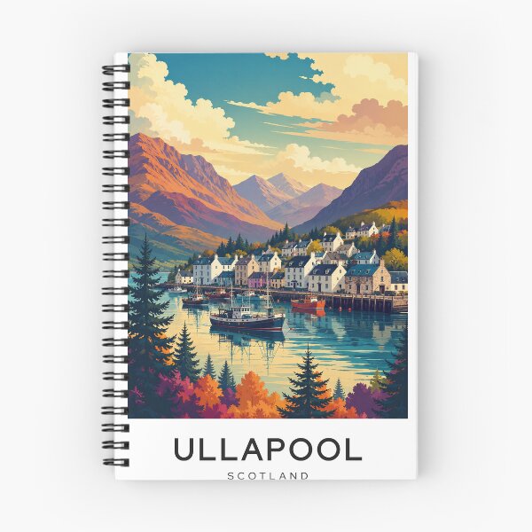 Item preview, Ullapool Scotland Travel Poster  designed and sold by TravelMarvel.
