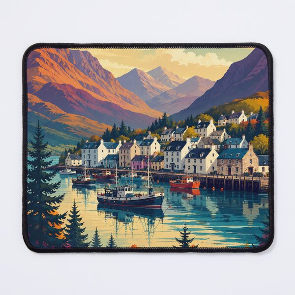 Item preview, Ullapool Scotland Travel Poster  designed and sold by TravelMarvel.