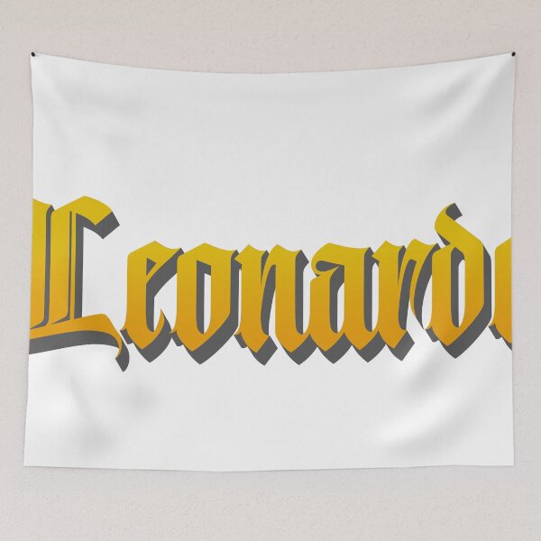 Item preview, Leonardo text designed and sold by Sticktle.