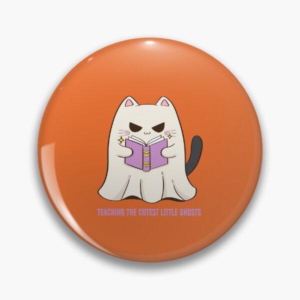 Item preview, Teaching The Cutest Little Ghosts Cute Kawaii Ghost Cat Teacher designed and sold by Hey Golden Fly.