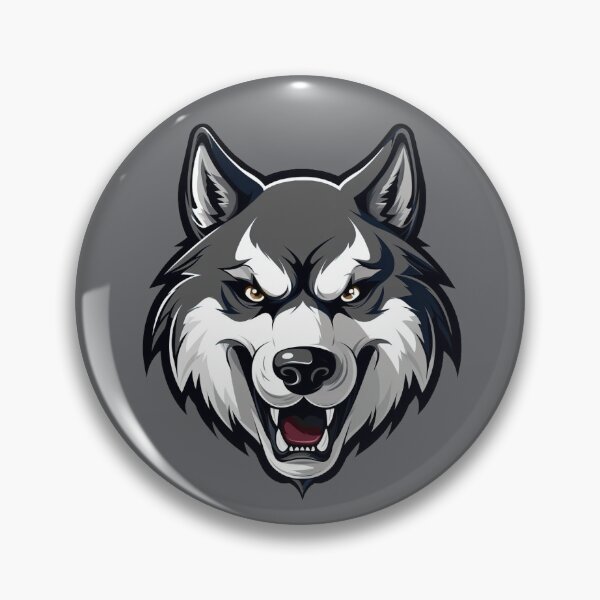 Item preview, Husky Huskies  -  Gray - Mascot // School Spirit College Team Cheer designed and sold by Aubergine Designs.