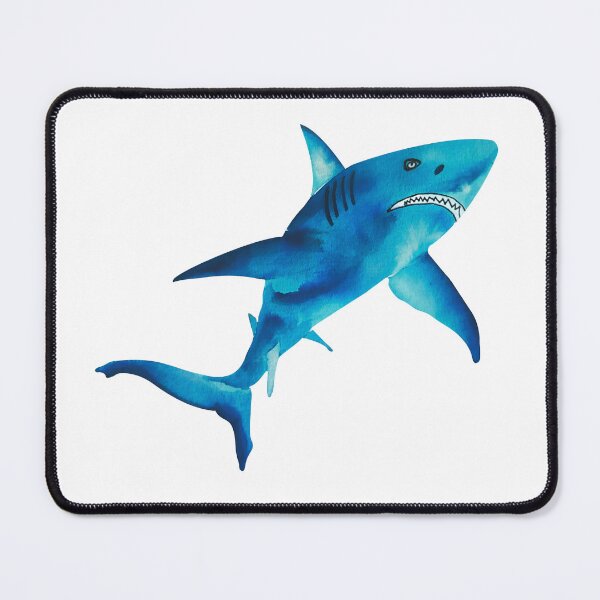 Item preview, Great White Shark Painting - Born To Hunt Ocean Art designed and sold by estudiopacifico.