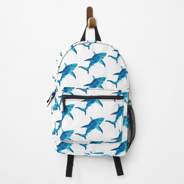 Item preview, Great White Shark Painting - Born To Hunt Ocean Art designed and sold by estudiopacifico.