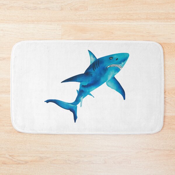 Item preview, Great White Shark Painting - Born To Hunt Ocean Art designed and sold by estudiopacifico.