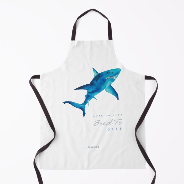 Item preview, Great White Shark Painting - Born To Hunt Ocean Art designed and sold by estudiopacifico.