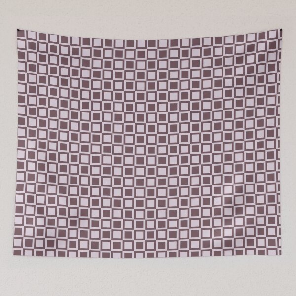 Item preview, Geometric Brown Purple Square Pattern – Modern Minimal Abstract Design designed and sold by NNhu.