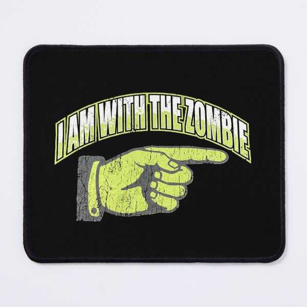 Item preview, I Am With The Zombie Funny Halloween Couple Pointing Hand designed and sold by TeNovaStudio.