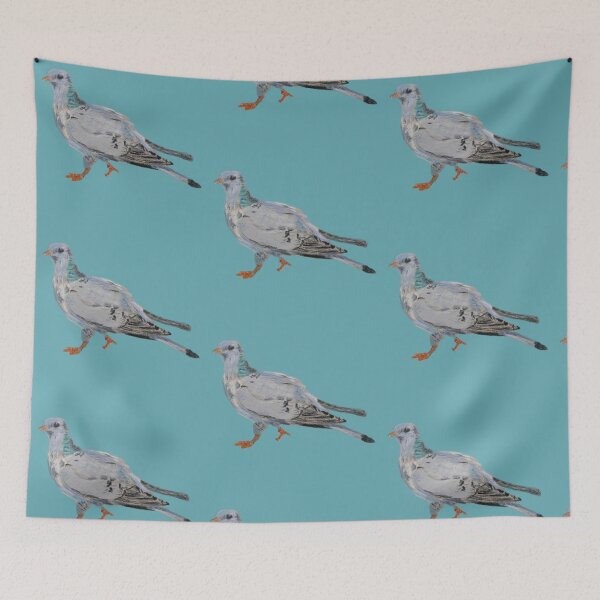 Item preview, Feral Pigeon: Oil Pastels designed and sold by Charlotte's Shop of Bird Stuff.