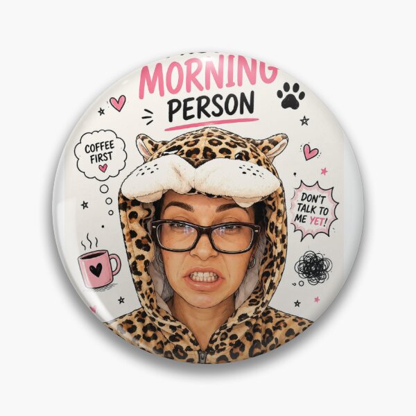 Item preview, I’m Not a Morning Person – Funny Coffee Lover Leopard Girl designed and sold by Sztyep88.