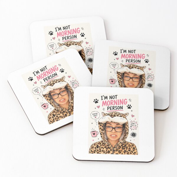 Item preview, I’m Not a Morning Person – Funny Coffee Lover Leopard Girl designed and sold by Sztyep88.