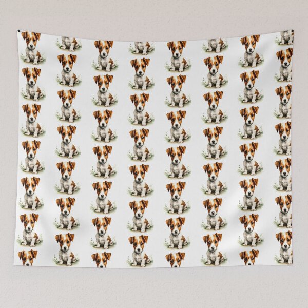 Item preview, Adorable Watercolor Jack Russell Terrier Puppy designed and sold by iPrintPaws.