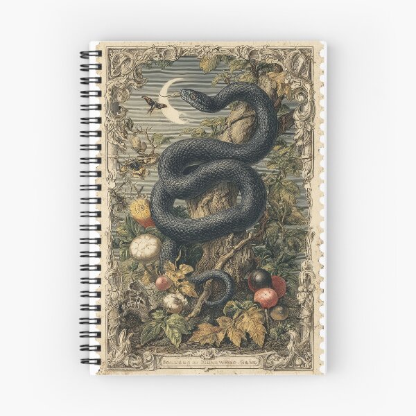 Item preview, Vintage Halloween Snake Postage Stamp designed and sold by kobsana.