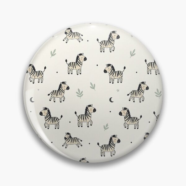 Item preview, Kawaii Zebra Seamless Pattern Design for Kids designed and sold by ashenlocs.