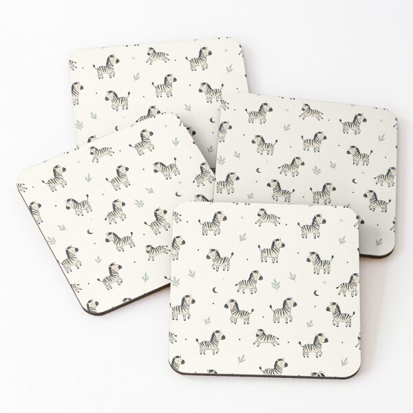 Item preview, Kawaii Zebra Seamless Pattern Design for Kids designed and sold by ashenlocs.