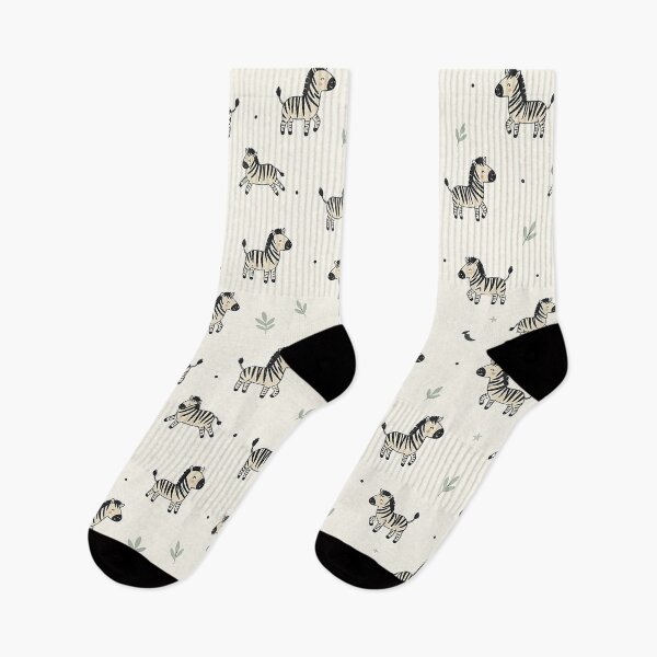 Item preview, Kawaii Zebra Seamless Pattern Design for Kids designed and sold by ashenlocs.