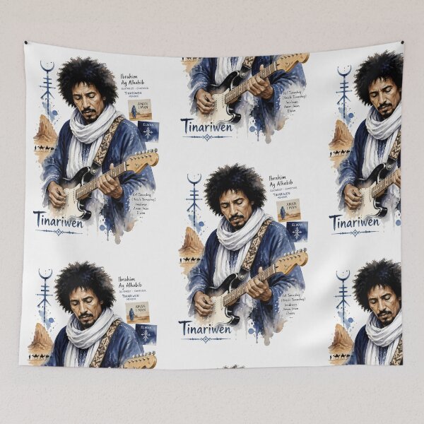 Item preview, Tinariwen - Ibrahim Ag Alhabib designed and sold by Sarcastic designs.